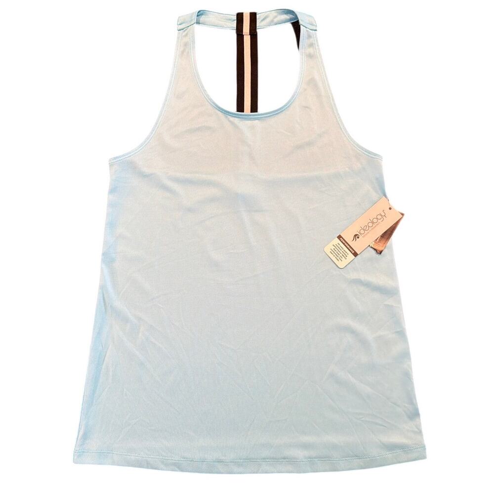 NWT Ideology Light Blue Racerback Athletic Tank Top Women’s Size XS